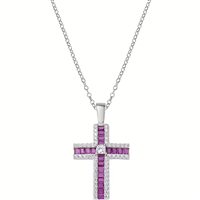 Collana Amen Donna Croci in Argento Zircone CLCRBABBRZ - CLCRBABBRZ